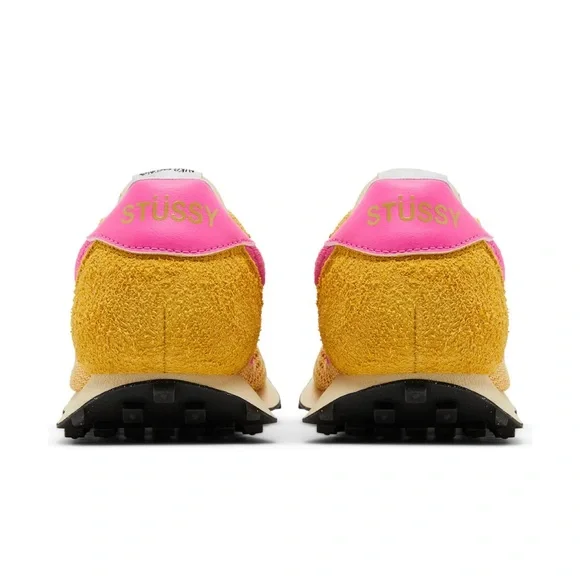 Stussy × Nike LD-1000 Sanded Gold and Laser Fuchsia FQ5369-700 Men's US 10 NEW - Picture 3 of 8